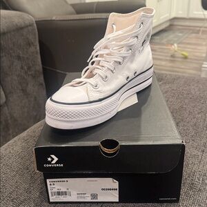 Converse Women's Classic White High-Tops